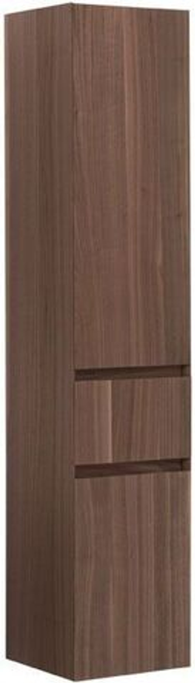 Шкаф-пенал для ванной Aquanet Нью-Йорк 35 L орех