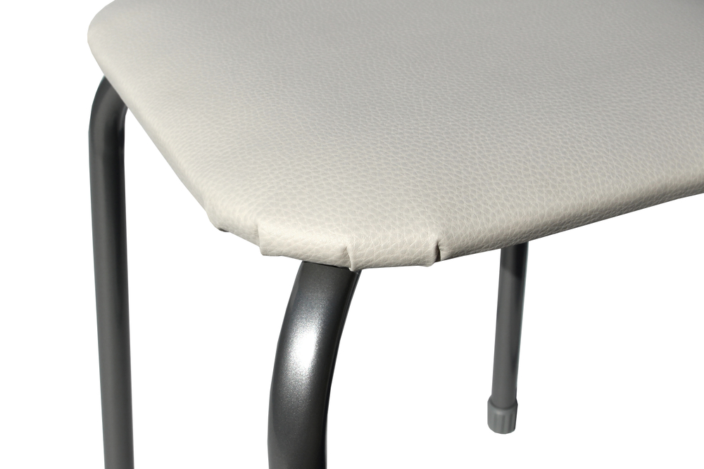 Табурет  Классика-3 арт.ТК03/СС (квадратное сиденье), светло-серый