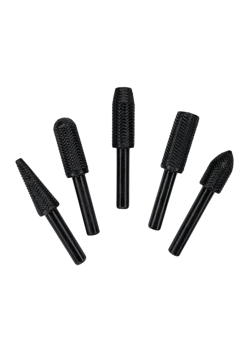 НАБОР БОРФРЕЗ ПО МЕТАЛЛУ 5шт. D хвост. 6.3 мм, L 58 мм