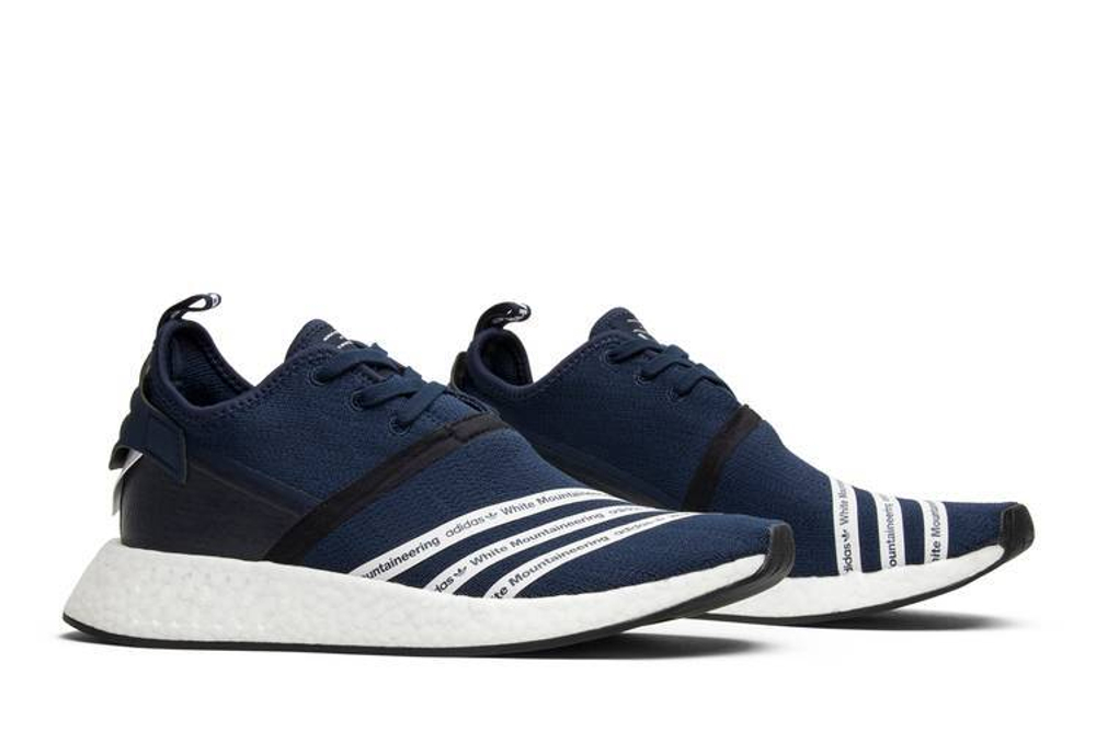 Кроссовки Adidas Originals Nmd_R2 White Mountaineering Navy