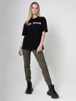 Футболка руны женская Город Горький черная