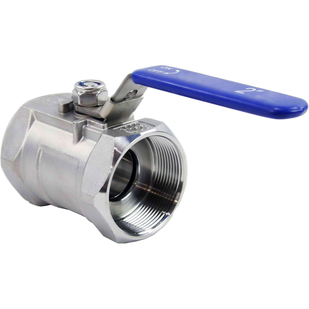 Stainless steel ball valve Elephant RP.316.230.MM. 986 psi, standard port, Threaded NPT/BSP, with handle