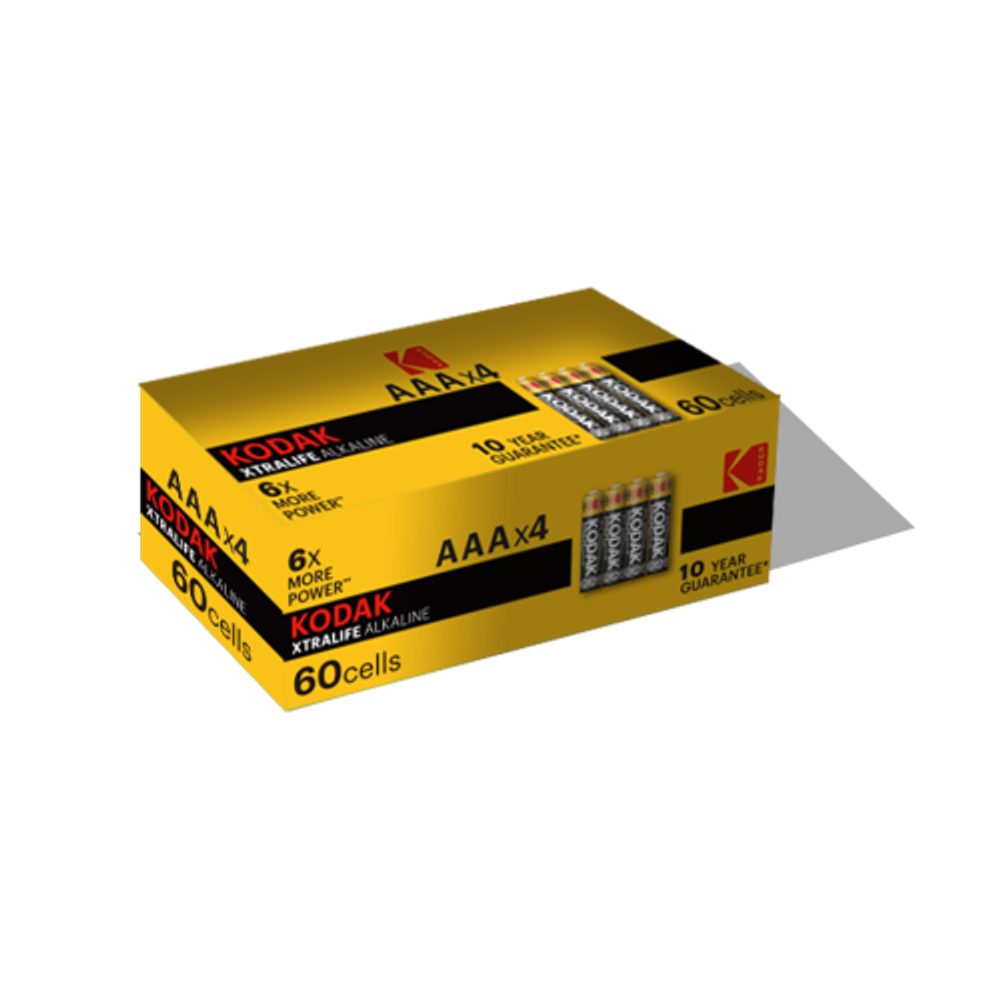 Батарейки Kodak LR03-4S XTRALIFE Alkaline [K3A-S4]