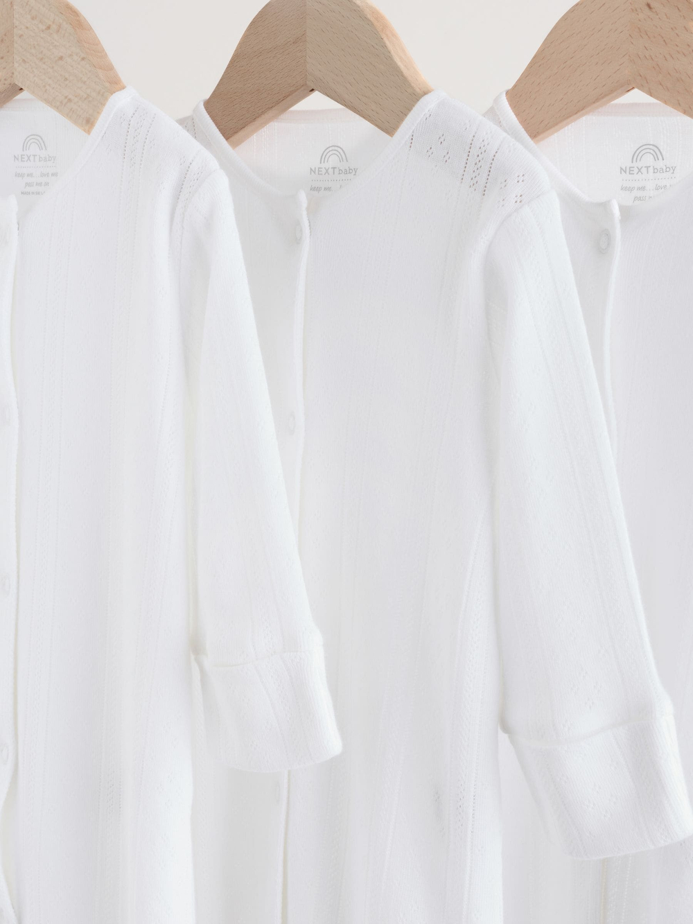Комбинезон / Cлип для малышей Next H56-458, 3 шт., Белый