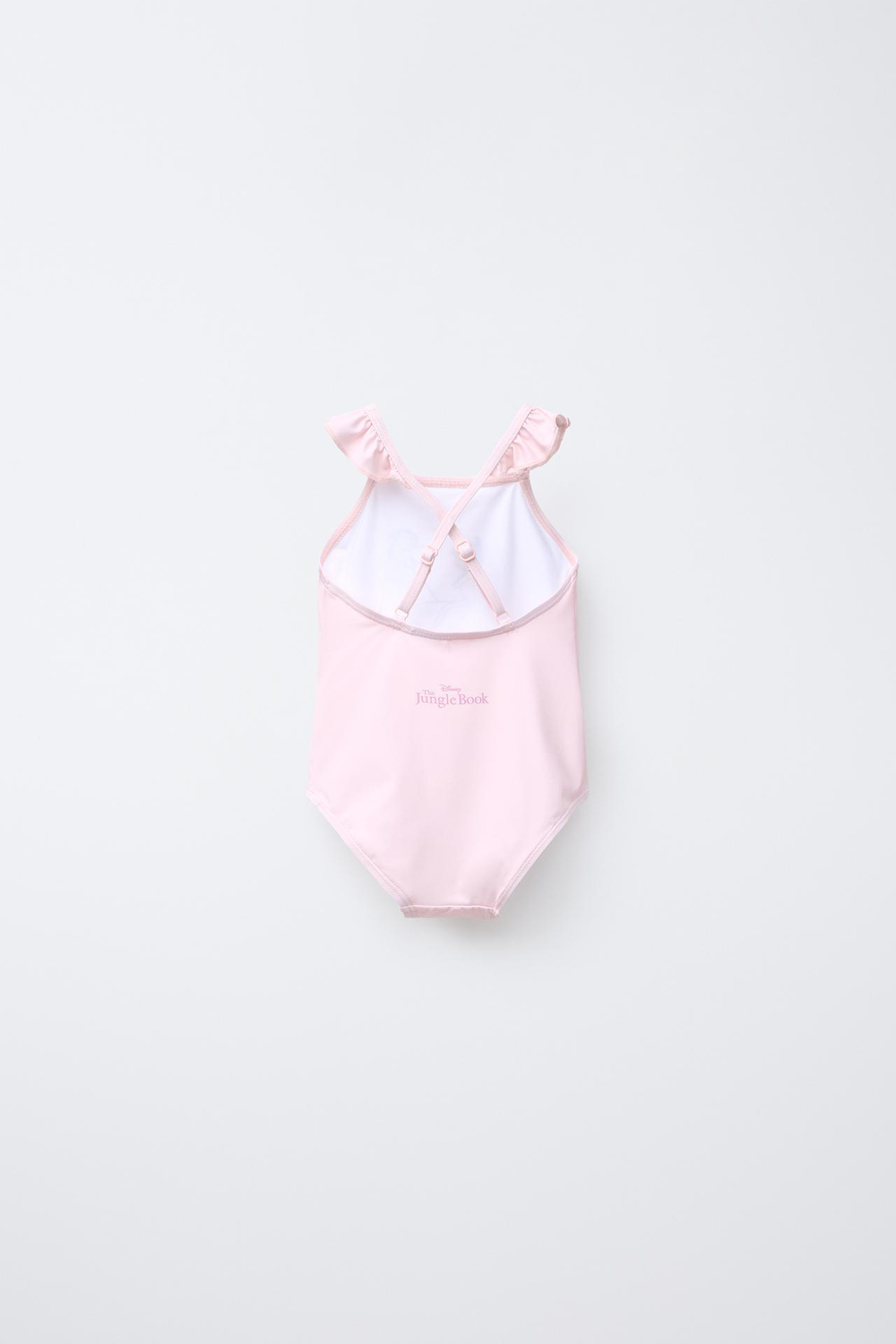 ZARA КУПАЛЬНИК С ПРИНТОМ THE JUNGLE BOOK © DISNEY, ПАСТЕЛЬНО-РОЗОВЫЙ