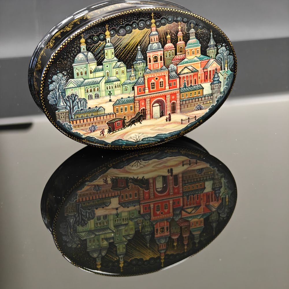 Шкатулка "Данилов монастырь" (Ручная роспись)