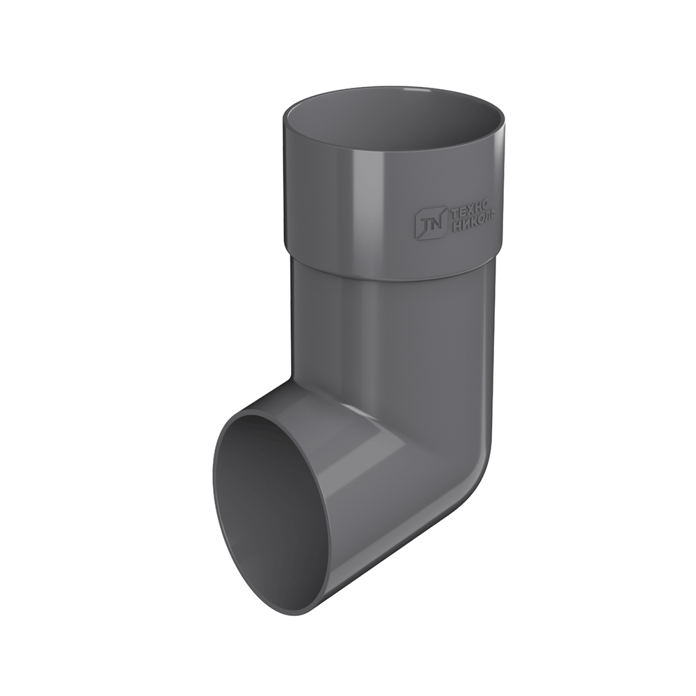 Слив трубы D82 // серый // Технониколь