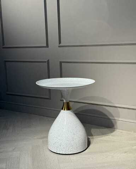 Стол журнальный Ist Casa Эльза, 39x54 см, белый