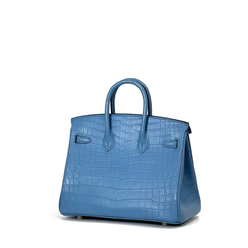 Сумка Hermes из кожи крокодила 25 см
