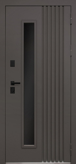 Стальная дверь "Камалия с окном (терморазрыв 3к)"