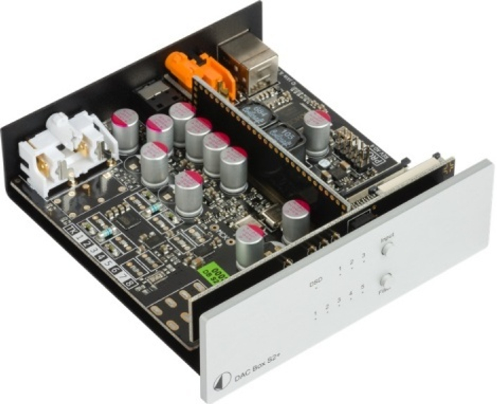 Цифро-аналоговый преобразователь Pro-Ject DAC Box S2+, серебро