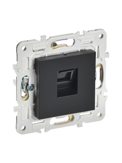 Розетка компьютерная RJ45 кат.5E SKANDY SK-K01Bl черн. IEK SK-K10-1-K02