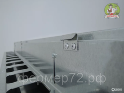 Кормушка для кур навесная Экономка 90 см с крышкой