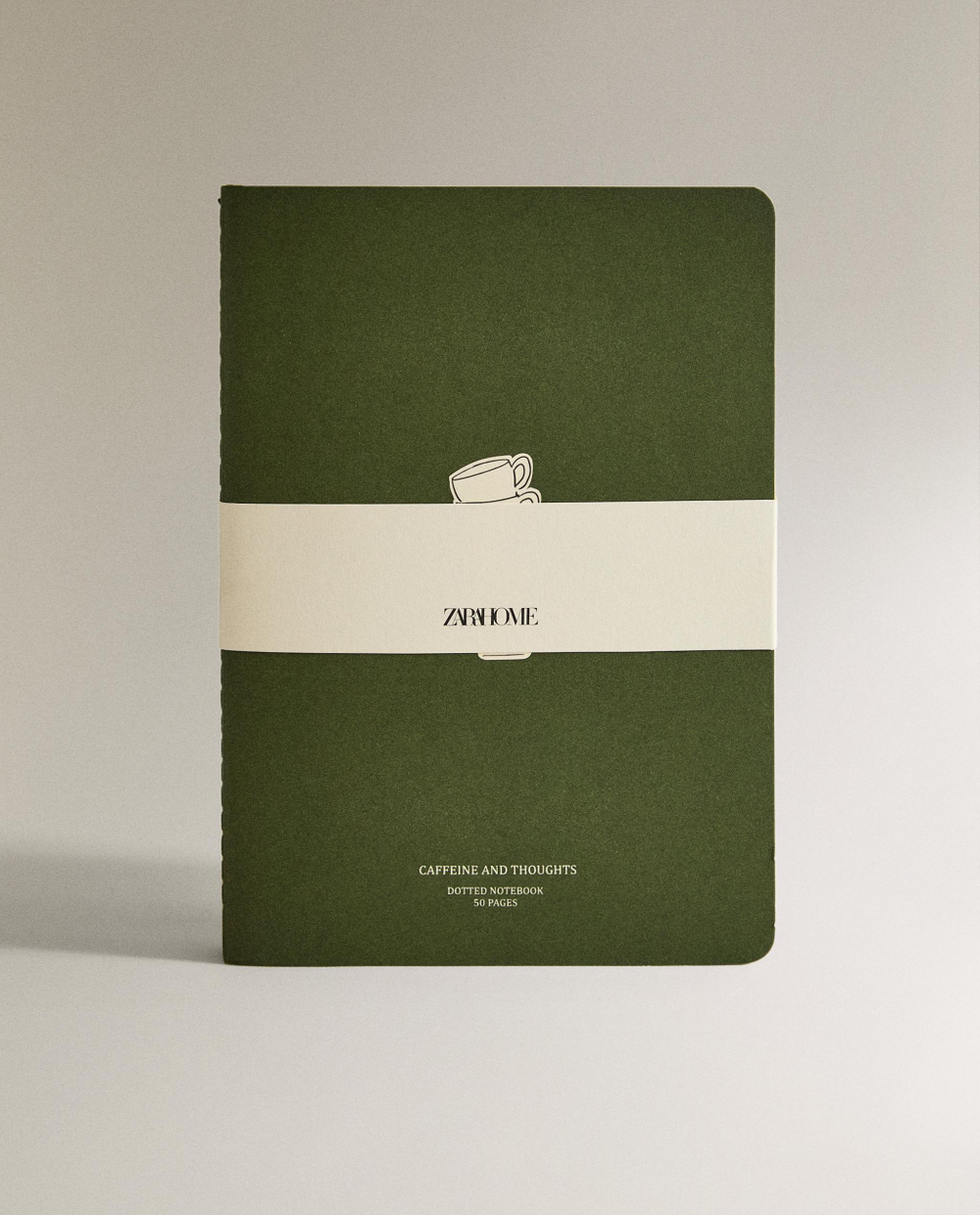 Блокнот Zara Home, зелёный, 6286/111