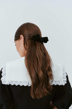 Бант из бархата