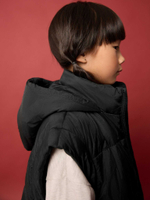 Жилет дутый для девочки Next E25-200, Черный