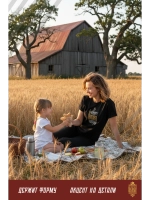 Футболка с вышивкой Царевна на черном