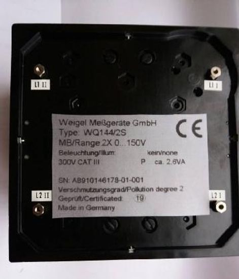 WQ, Амперметры и вольтметры аналоговые, № в ГРСИ РФ - 77446-20