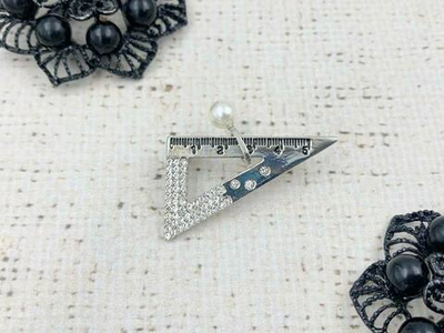 Брошь, р. 3,5х2 см, серебро