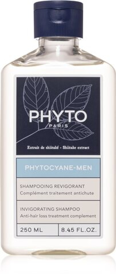 Phyto Cyane-Men Invigorating Shampoo - очищающий шампунь против выпадения волос /   250  ml  / GTIN 3701436915506