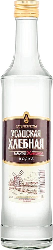 Водка Усадская Хлебная 0,5 38% Россия