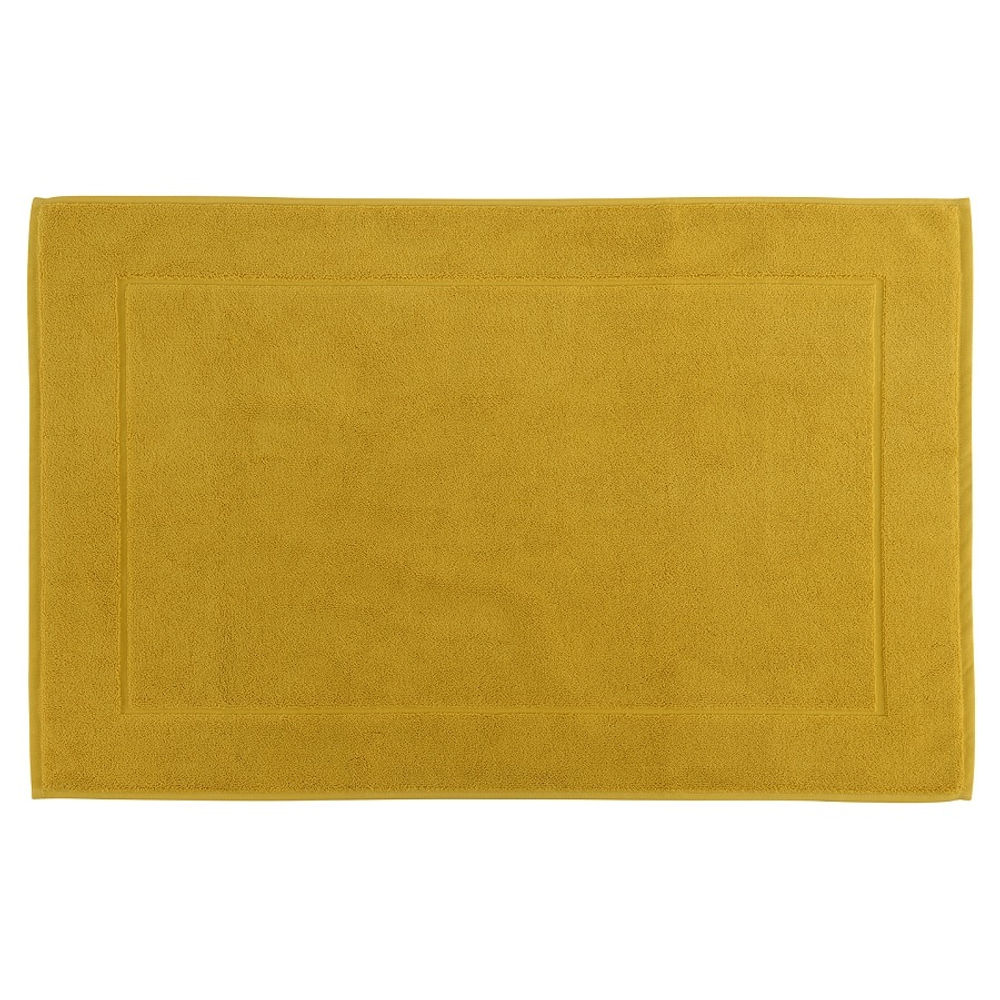 Коврик для ванной горчичного цвета из коллекции essential, 50х80 см
