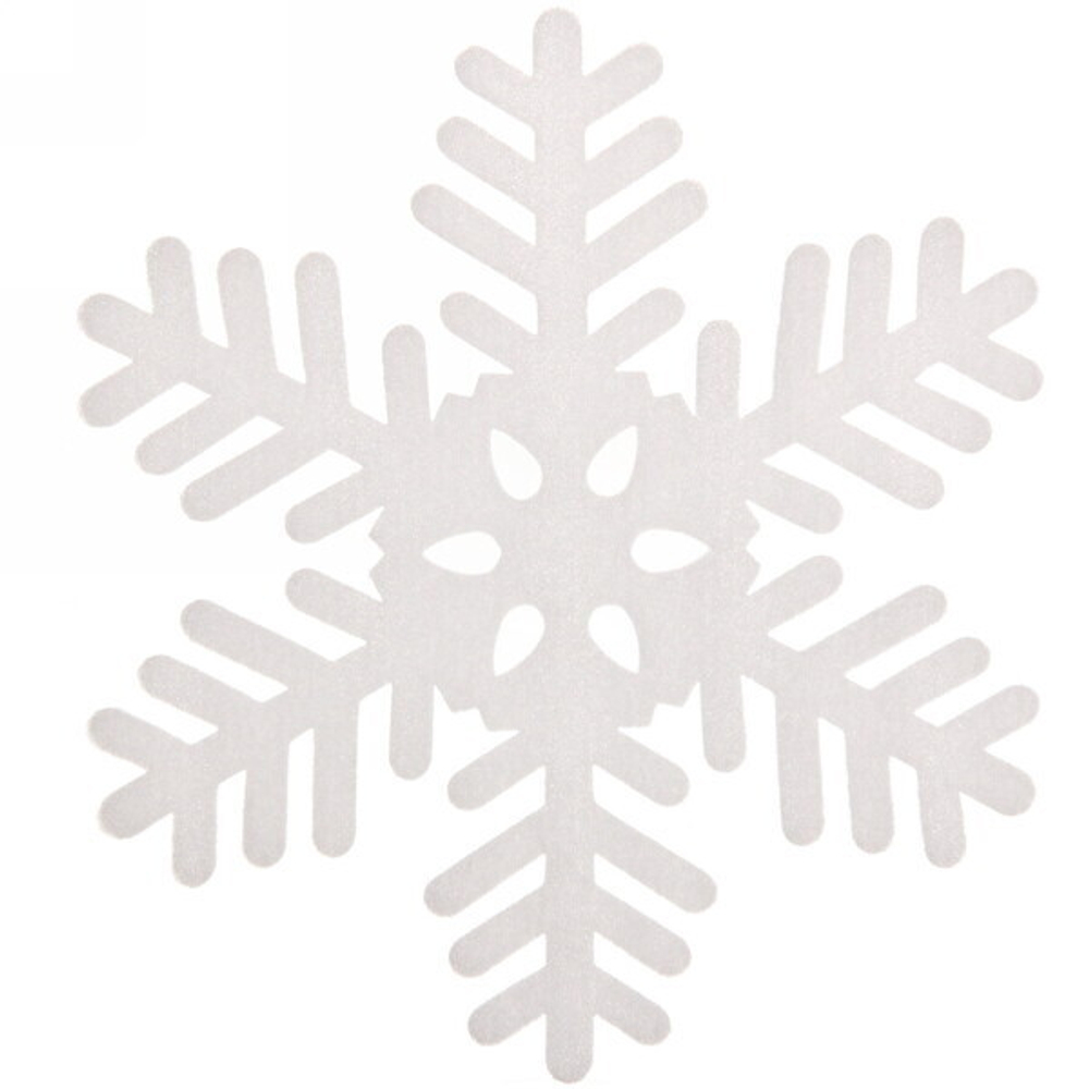 Украшение новогоднее «Весёлые снежинки» d-35/26/21/16/14 (набор 5 шт)