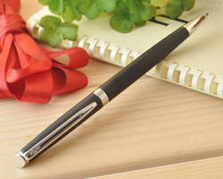Шариковая ручка Waterman Hemisphere, цвет: MatteBlack GT, стержень: Mblk