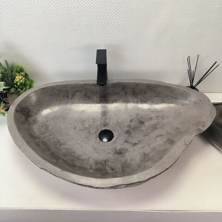 Раковина из речного камня RS-63638 (85*51*16) 0125