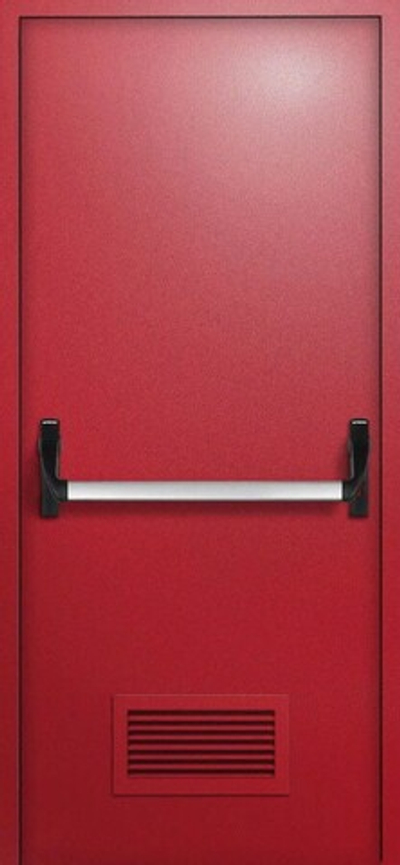 Противопожарная дверь одностворчатая с вентиляцией - 1247