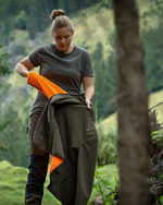 Куртка Deerhunter Gamekeeper Fleece Bonded Reversible (371/669 Graphite Green/Orange)