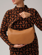 Сумка Deboro 30719 коричневый лист