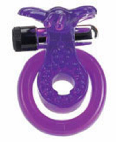 Эрекционное кольцо с вибратором *Бабочка*