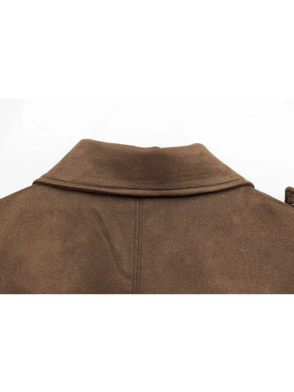 Куртка-бомбер замшевый