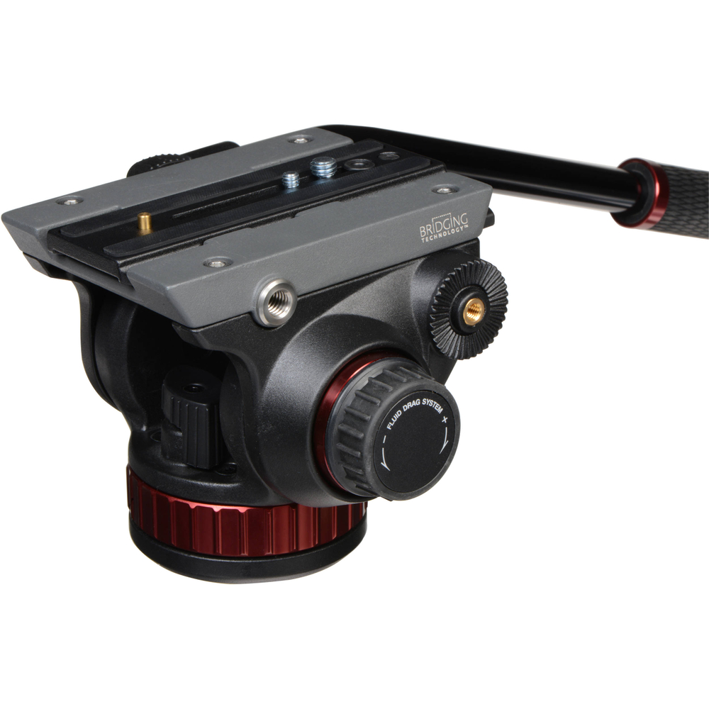 Штативная головка Manfrotto MVH502AH, для видео, 2D, с плоской базой