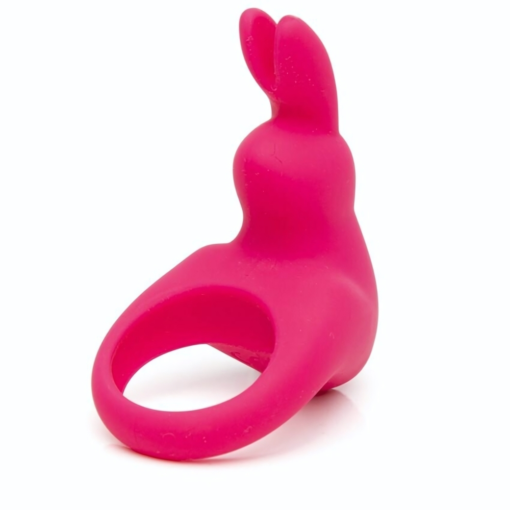 Розовое эрекционное виброкольцо Happy Rabbit Rechargeable Rabbit Cock Ring (Цвет: розовый)