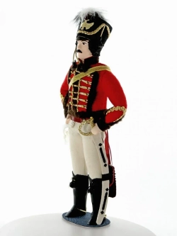 Кукла коллекционная гусар Денис Давыдов, 19 век, Россия