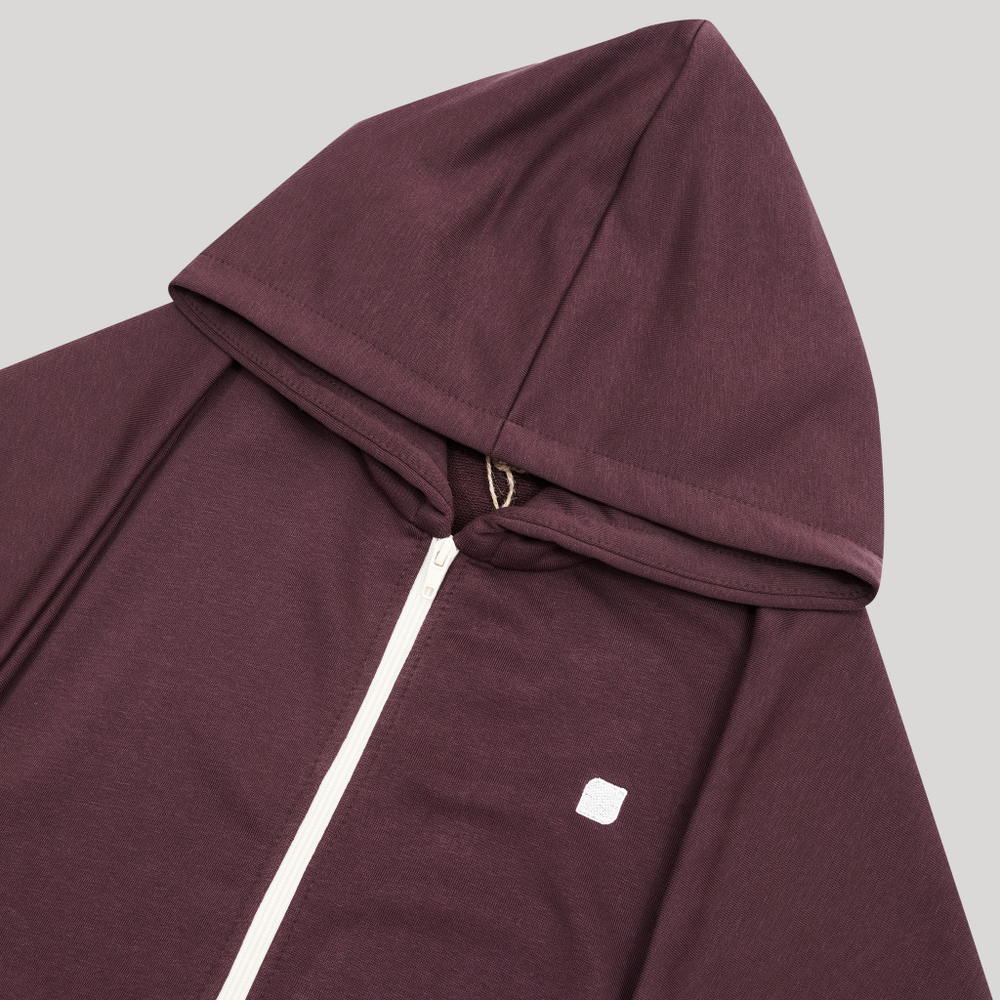 Zip-Up Hoodie LOGO Catawba Grape