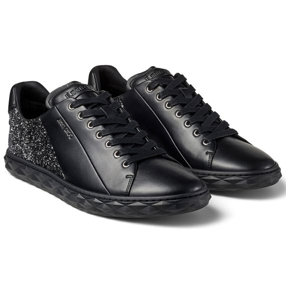 Jimmy Choo Leather Low-Top 'Black'