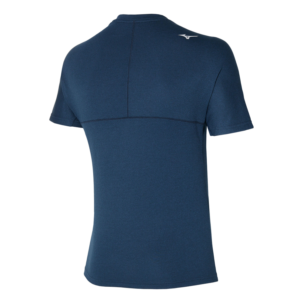 Мужское теннисное поло Mizuno BR T-Shirt Men - Dark Blue