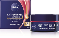Nivea Firming - укрепляющий ночной крем против морщин 45+ /   50  ml  / GTIN 9005800290829