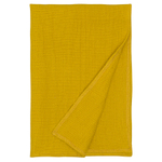 Набор из двух кухонных жаккардовых полотенец горчичного цвета из коллекции essential
