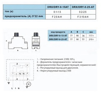 Электронный регулятор скорости на DIN рейку DRX-1-25-AT