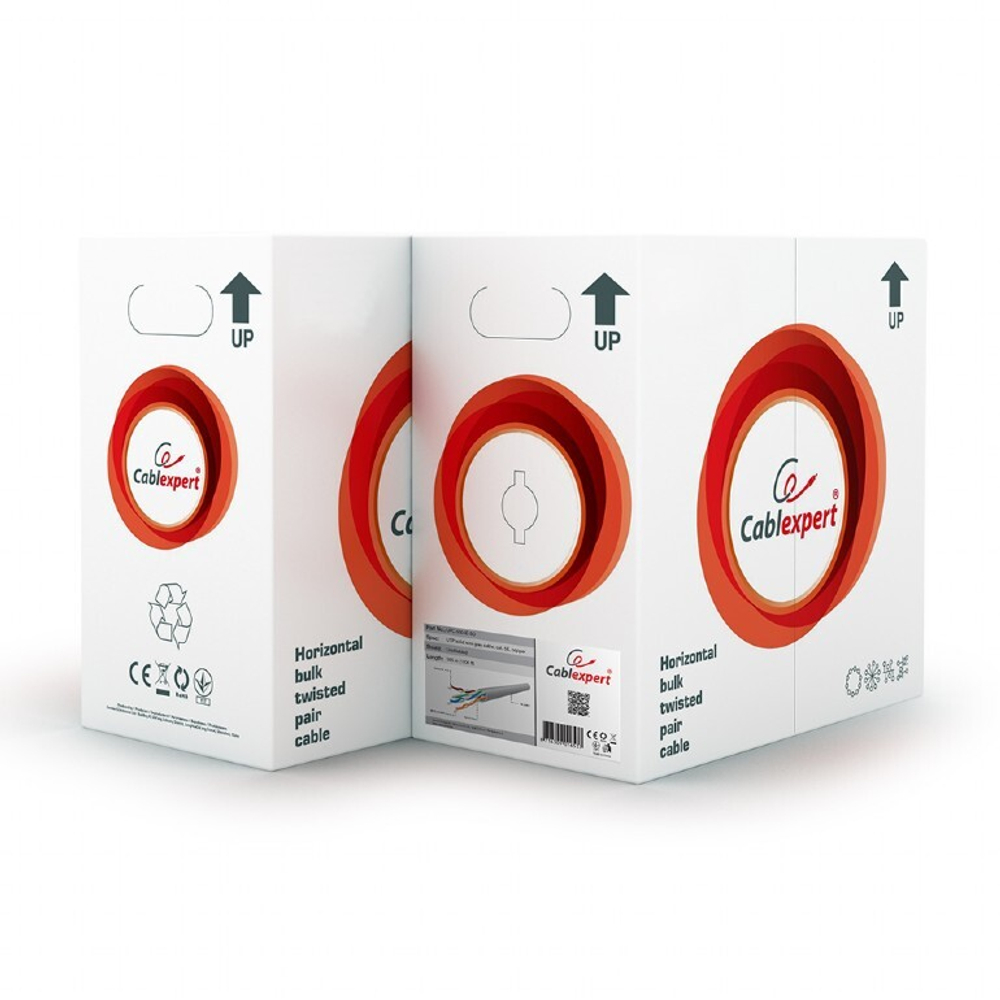 Кабель витая пара U/UTP 5e кат. 4 пары Cablexpert UPC-5004E-SOL