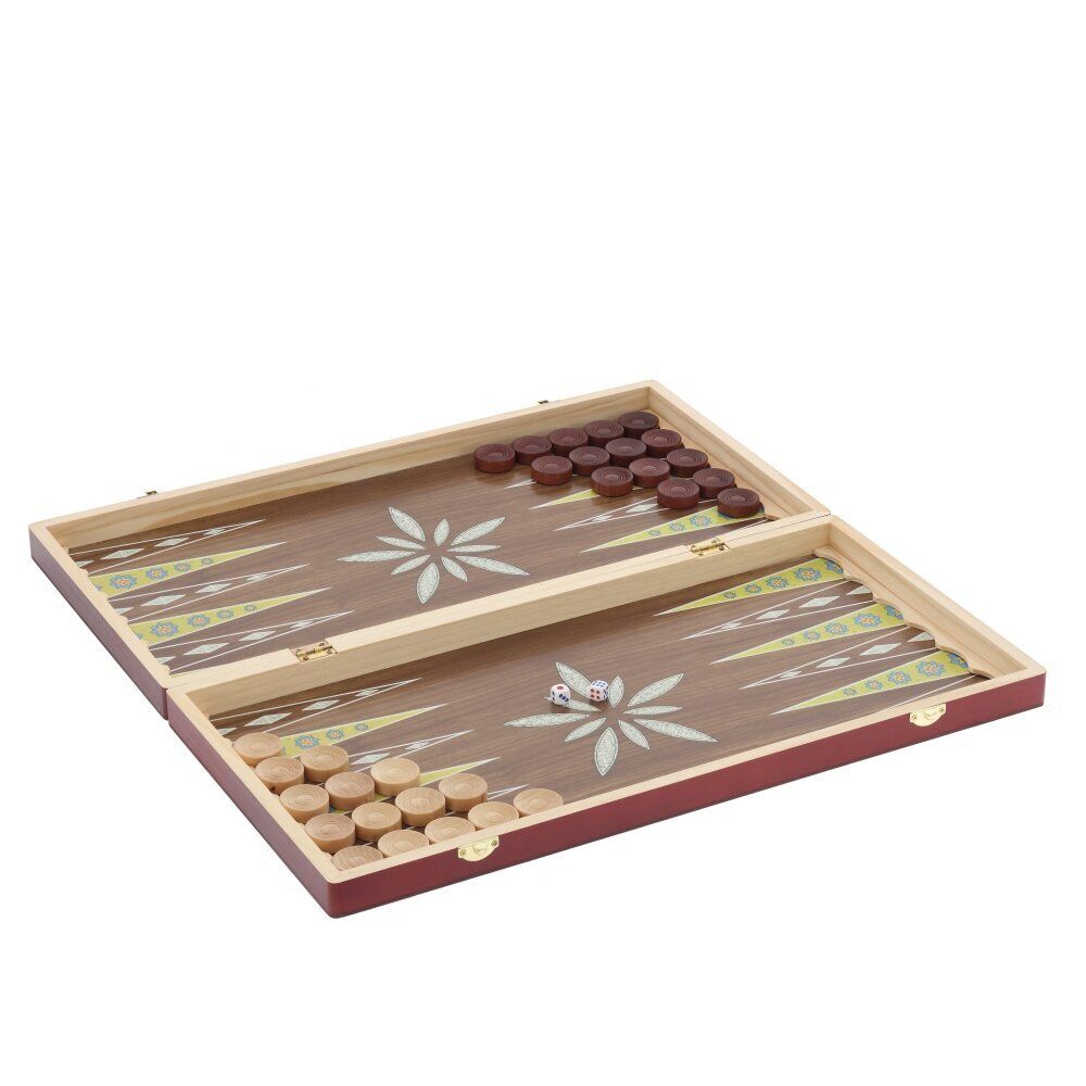 GAEM Игра настольная 3 в 1 (нарды, шахматы, шашки), L49 W24,5 H5 см