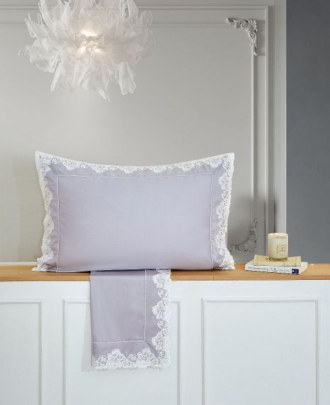 Постельное белье Asabella 2331-6 (евро), с кружевом