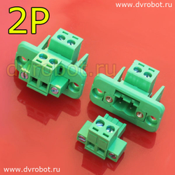 Cтыковые разъемы 2EDGWC 5.08mm - 2P
