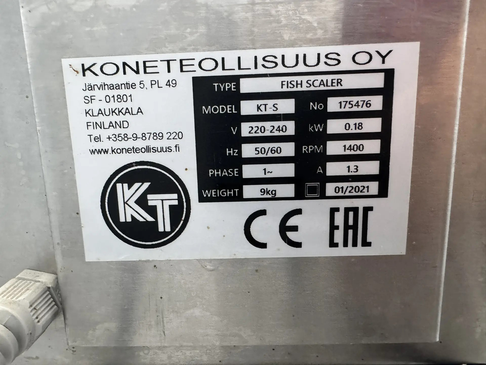 Электрическая рыбочистка Koneteollisuus Oy KT-S
