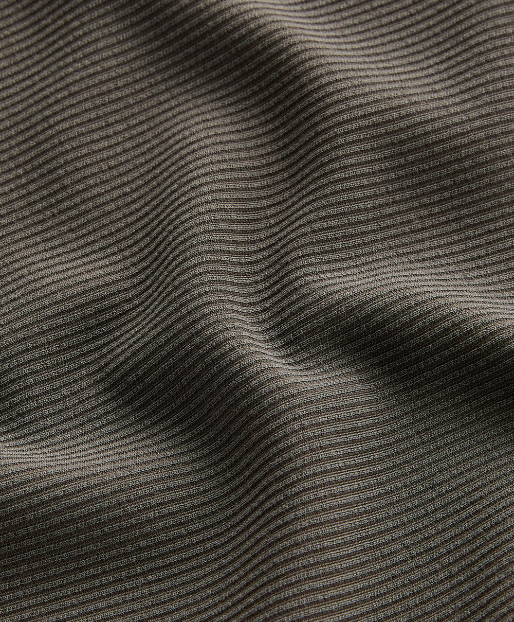 OYSHO Брюки широкого кроя в рубчик, угольный