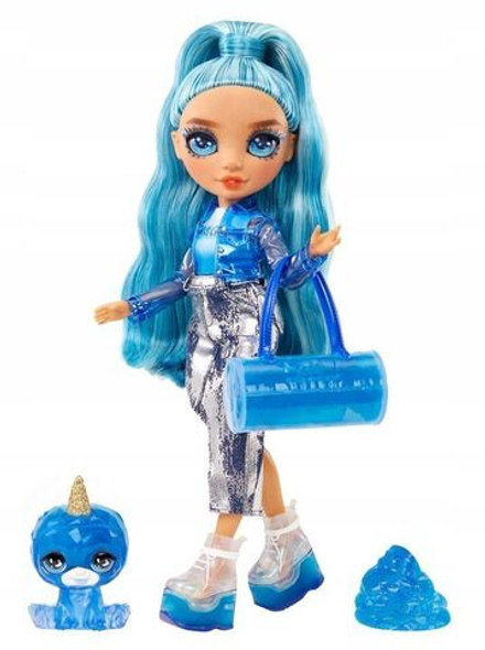 Кукла Rainbow High CLASSIC - Модная кукла Shiny Skyler Bradshaw (Синяя) + питомец - Рейнбоу Хай 120216